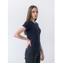Футболка женская STAN хлопок/эластан 180, 37W, Тёмно-синий,  (46)  (42/XS) для нанесения логотипа