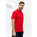 Рубашка поло унисекс  STAN хлопок/полиэстер 185, 04, Красный,  (14)  (64/6XL) для нанесения логотипа
