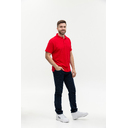 Рубашка поло унисекс  STAN хлопок/полиэстер 185, 04, Красный,  (14)  (64/6XL) для нанесения логотипа