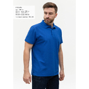 Рубашка поло унисекс  STAN хлопок/полиэстер 185, 04, Синий,  (16/1)  (58/4XL) для нанесения логотипа