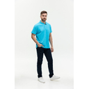 Рубашка поло унисекс  STAN хлопок/полиэстер 185, 04, Бирюзовый,  (32)  (44/XS) для нанесения логотипа