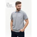 Рубашка поло унисекс  STAN хлопок/полиэстер 185, 04, Серый меланж,  (50/60)  (58/4XL) для нанесения логотипа