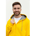Толстовка мужская STAN с капюшоном на молнии футер с начёсом 280, 17, Жёлтый,  (12/1)  (44/XS) для нанесения логотипа