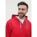 Толстовка мужская STAN с капюшоном на молнии футер с начёсом 280, 17, Красный,  (14)  (46/S) для нанесения логотипа