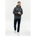 Худи унисекс STAN футер с начёсом 260, 20, Тёмный меланж,  (60/1)  (40/3XS) для нанесения логотипа