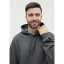 Худи унисекс STAN футер с начёсом 260, 20, Тёмный меланж,  (60/1)  (40/3XS) для нанесения логотипа
