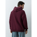 Худи унисекс STAN оверсайз футер без начёса 350, 66, Бордовый,  (66)  (44/XS) для нанесения логотипа