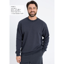 Свитшот унисекс STAN футер без начёса, 350, 96, Графит,  (101)  (44/XS) для нанесения логотипа