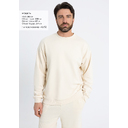 Свитшот унисекс STAN футер без начёса, 350, 96, Молочный,  (11)  (44/XS) для нанесения логотипа