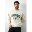 Свитшот унисекс STAN футер без начёса, 350, 96, Молочный,  (11)  (44/XS) для нанесения логотипа