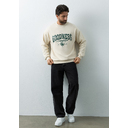 Свитшот унисекс STAN футер без начёса, 350, 96, Молочный,  (11)  (52/XL) для нанесения логотипа