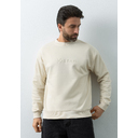 Свитшот унисекс STAN футер без начёса, 350, 96, Молочный,  (11)  (52/XL) для нанесения логотипа