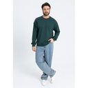 Свитшот унисекс STAN футер без начёса, 350, 96, Тёмно-зелёный,  (130)  (44/XS) для нанесения логотипа