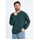 Свитшот унисекс STAN футер без начёса, 350, 96, Тёмно-зелёный,  (130)  (44/XS) для нанесения логотипа