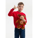 Свитшот детский STAN футер без начёса, 260, 63J, Красный,  (14)  (6/6 лет) для нанесения логотипа