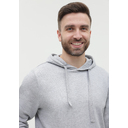 Худи унисекс STAN футер без начёса 260, 23, Серый меланж,  (50/60)  (46/S) для нанесения логотипа