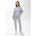 Брюки женские STAN футер без начёса, 260, 62W, Серый меланж,  (50/60)  (42/XS) для нанесения логотипа