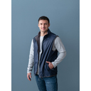Жилет мужской STAN таффета 210T, 65, 24N, Чёрный,  (20)  (46/S) для нанесения логотипа