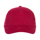 Бейсболка STAN 5 клиньев хлопок 280, 11, Бордовый,  (66)  (56-58/ONE SIZE) для нанесения логотипа
