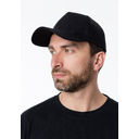 Бейсболка STAN 5 клиньев хлопок, 150, 13, Чёрный,  (20)  (56-58/ONE SIZE) для нанесения логотипа