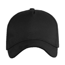 Бейсболка STAN 5 клиньев хлопок, 260, 112, Чёрный,  (20)  (56-58/ONE SIZE) для нанесения логотипа