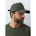Бейсболка STAN 5 клиньев хлопок, 260, 112, Оливковый хаки,  (36)  (56-58/ONE SIZE) для нанесения логотипа
