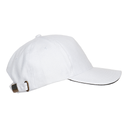Бейсболка с кантом STAN 5 клиньев хлопок 280, 11K, Белый,  (10/1)  (56-58/ONE SIZE) для нанесения логотипа