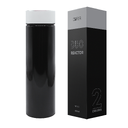 Термос Reactor duo black с датчиком температуры (черный с белым) для нанесения логотипа
