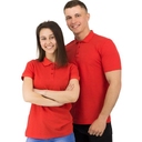 Рубашка поло Rock, мужская (красная, 2XL) для нанесения логотипа