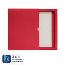Коробка под ежедневник Bplanner (красный) для нанесения логотипа