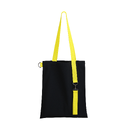 Шоппер Superbag black (чёрный с жёлтым) для нанесения логотипа