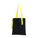Шоппер Superbag black (чёрный с жёлтым) для нанесения логотипа