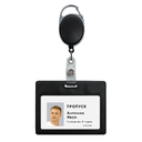 Ретрактор 4hand premium (чёрный) для нанесения логотипа