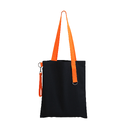 Шоппер Superbag black с ремувкой 4sb (чёрный с оранжевым) для нанесения логотипа