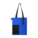 Шоппер Superbag Color (синий с чёрным) для нанесения логотипа