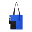 Шоппер Superbag Color (синий с чёрным) для нанесения логотипа