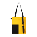 Шоппер Superbag Color (жёлтый с чёрным) для нанесения логотипа