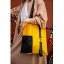 Шоппер Superbag Color (жёлтый с чёрным) для нанесения логотипа