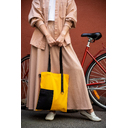 Шоппер Superbag Color (жёлтый с чёрным) для нанесения логотипа