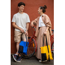Шоппер Superbag Color (жёлтый с чёрным) для нанесения логотипа