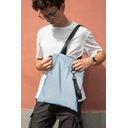 Шоппер Superbag Reflect (серый с чёрным) для нанесения логотипа