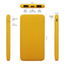 Внешний аккумулятор Bplanner Power 1 ST, софт-тач, 5000 mAh (Желтый) для нанесения логотипа