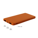 Внешний аккумулятор Bplanner Power 1 ST, софт-тач, 5000 mAh (Оранжевый) для нанесения логотипа