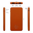 Внешний аккумулятор Bplanner Power 1 ST, софт-тач, 5000 mAh (Оранжевый) для нанесения логотипа
