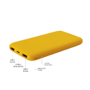 Внешний аккумулятор Bplanner Power 2 ST, софт-тач, 10000 mAh (Желтый) для нанесения логотипа