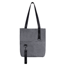 Шоппер Superbag ZIP, с двумя карманами и молнией (серый) для нанесения логотипа