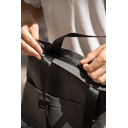 Шоппер Superbag ZIP, с двумя карманами и молнией (серый) для нанесения логотипа