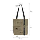 Шоппер Superbag ZIP, с двумя карманами и молнией (песочный) для нанесения логотипа