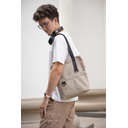 Шоппер Superbag ZIP, с двумя карманами и молнией (песочный) для нанесения логотипа