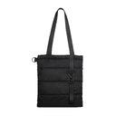 Шоппер Superbag Bubble, стёганый, без застёжки (черный) для нанесения логотипа